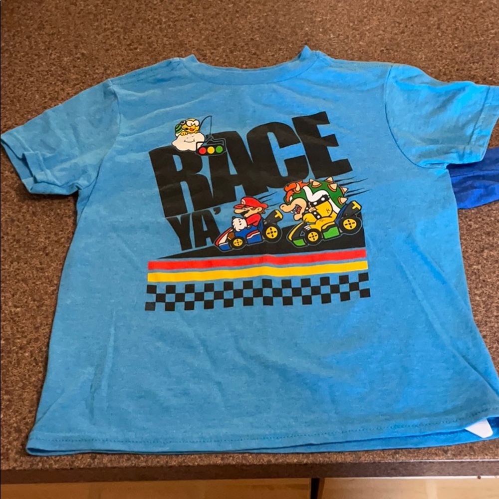 2 Super Mario graphic t shirts